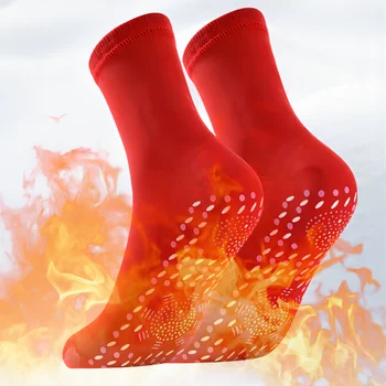 Носки с подогревом, самонагревающиеся оздоровительные носки, зимние массажные носки для ног для женщин - Удобные, теплые и массирующие зимние носки