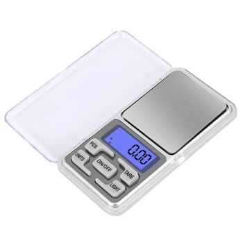 Миниатюрные цифровые весы весом 0,01 г, Ювелирные весы с ЖК-дисплеем, Высокоточные инструменты для измерения карманных весов