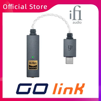iFi GO link Портативный USB Сбалансированный ЦАП Усилитель для наушников Ключ для улучшения динамического диапазона Декодер полных гармонических искажений