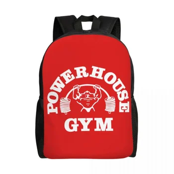 Индивидуальные рюкзаки Powerhouse для спортзала, женская Мужская повседневная сумка для книг, сумки для занятий фитнесом в колледже, для наращивания мышечной массы