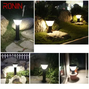 Современные Уличные солнечные газонные светильники RONIN LED Водонепроницаемый садовый светильник для внутреннего дворика виллы