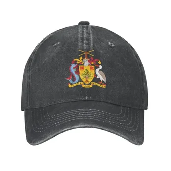 Изготовленная на заказ хлопковая бейсболка с гербом Барбадоса, Уличная Мужская Женская Регулируемая шляпа для папы, летняя