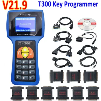 Программатор автомобильных ключей T300 Новой версии V21.9 T 300 Автоматический Ключ-Транспондер-Декодер T-КОДА T-300 диагностический Английский/Испанский T300