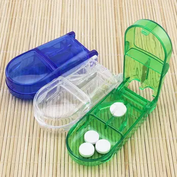 Новейший Портативный Удобный Ящик Для Хранения Высококачественных Таблеток Cutter Splitter Держатель Для Медицинских Таблеток Pill Cuter Pillbox Быстрая Доставка