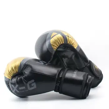 Боксерские перчатки для взрослых женщин / мужчин из искусственной кожи MMA Muay Thai Free Fight MMA Sanda Training для взрослых и детей