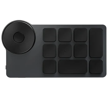 Беспроводная Мини-клавиатура Быстрого доступа, 10 Настраиваемых клавиш Bluetooth для планшета XPPen ACK05 / HUION KD001 / WACOM / GAOMON для рисования