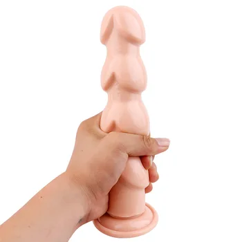 Имитация присоски для пениса в форме пагоды, выпуклый анальный канал, устройство для массажа и мастурбации, мужской и женский псевдопенис