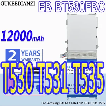 Аккумулятор GUKEEDIANZI Высокой емкости EB-BT530FBC 12000mAh Для Samsung GALAXY Tab 4 10.1 SM T530 T531 T535 Tab4