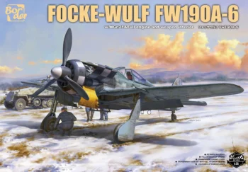 Border BF-003 1/35 Focke-Wulf FW190A-6 w/WGr.21 с полным расположением двигателя и оружия