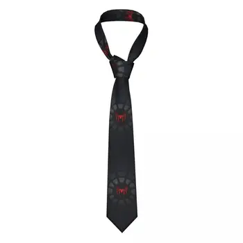 Изготовленный на заказ галстук-паутина Мужской модный шелковый красный галстук для свадьбы