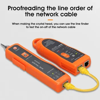 Тестер сетевого кабеля локальной сети Cat5 Cat6 RJ45 UTP STP Детектор Line Finder Трекер Телефонных Проводов Tracer Набор инструментов для диагностики Тона 2