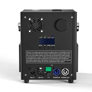 Электронная Машина Для Распыления Верхним Холодным Пламенем мощностью 700 Вт с ЖК-дисплеем с Электромагнитным Этапом Нагрева с Беспроводным Управлением DMX 0