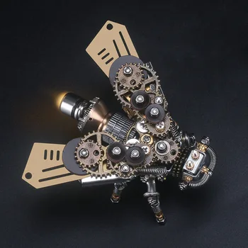 Светлячок стрекоза летающий муравей 3d металлическая головоломка закрытые механические детские развивающие строительные блоки развивающие игрушки креативные