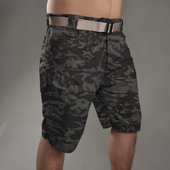 IX7 Армейские фанатские тактические шорты в стиле милитари, шорты-карго с несколькими карманами, летние уличные тренировочные походные шорты, брюки 1