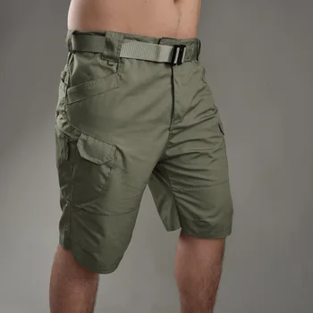 IX7 Армейские фанатские тактические шорты в стиле милитари, шорты-карго с несколькими карманами, летние уличные тренировочные походные шорты, брюки 2