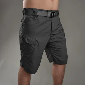IX7 Армейские фанатские тактические шорты в стиле милитари, шорты-карго с несколькими карманами, летние уличные тренировочные походные шорты, брюки 5