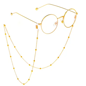 2шт Женское Модное ожерелье, цепочка для очков, Бисерные очки, очки для чтения, Цепные шнуры, держатель для солнцезащитных очков, ремешок, ремешки для
