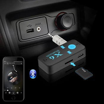 Aux Bluetooth Адаптер Для автомобиля 3,5 мм Разъем USB Bluetooth4.0 для VW jetta Golf 6 POLO Cruze kIA RIO K2 HYUNDAI Solaris Skoda Opel M 4