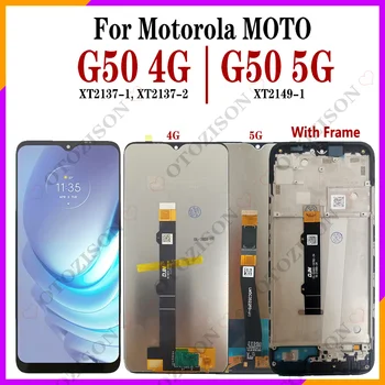 G50 5G XT2149-1 Дисплей Для Motorola Moto G50 4G XT2137 ЖК-дисплей XT2137-1 XT2137-2 Сенсорный Экран Дигитайзер В Сборе Сменный Модуль