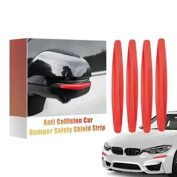 Защитный кожух автомобильного бампера, утолщенная полоса для защиты бампера от столкновений, защитные полосы от царапин, 4шт Защитная наклейка для кузова автомобиля