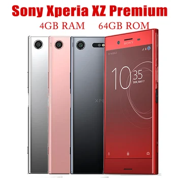 Sony Xperia XZ Premium G8141 G8142 С одной / Двумя Sim-картами 4G S0-04J Японская Версия ОЗУ 4 ГБ ПЗУ 64 ГБ 5,5 