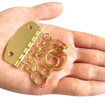 10шт 6 крючков для шитья Лоскутных ключей DIY Ключницы для шитья металлических изделий Ключ DIY аксессуары брелок кольцо брелок с заклепкой