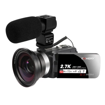 2.7K Камер Для Фотосъемки Видеокамера Портативная Цифровая Видеокамера С 16-Кратным Зумом 3 