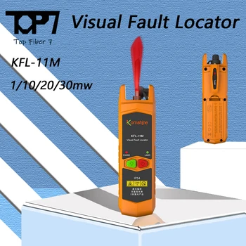 Дистанция тестирования мини-визуального локатора неисправностей KFL-11M составляет до 30 км С Задним зажимом, светодиодным