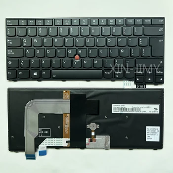 T460P SP/Латинская Клавиатура С Подсветкой Для ноутбука Lenovo ThinkPad T460S T470S S2 2-го ПОКОЛЕНИЯ 13 T460P T470P SN20L82091 01EN726 NSK-ZA6BT