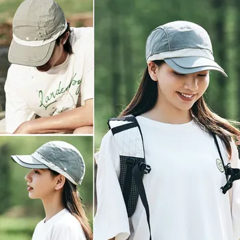 Двухслойная дышащая солнцезащитная кепка Naturehike, Летняя бейсбольная кепка для кемпинга, пешего туризма, альпинизма, съемная кепка 1