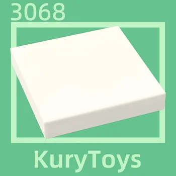 Kury Toys DIY MOC для 3068 10шт строительных блоков для плитки 2 x 2 с пазом для пластины