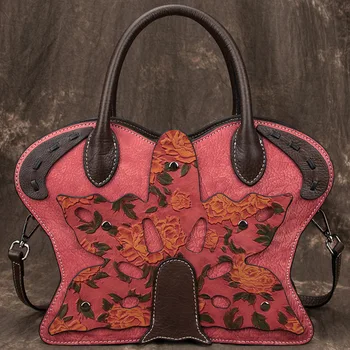 Новая Женская сумка Hnadbag из Натуральной кожи в стиле Ретро, Европейская И Американская Модная сумка Через плечо, Женская Повседневная сумка-тоут Для покупок M904